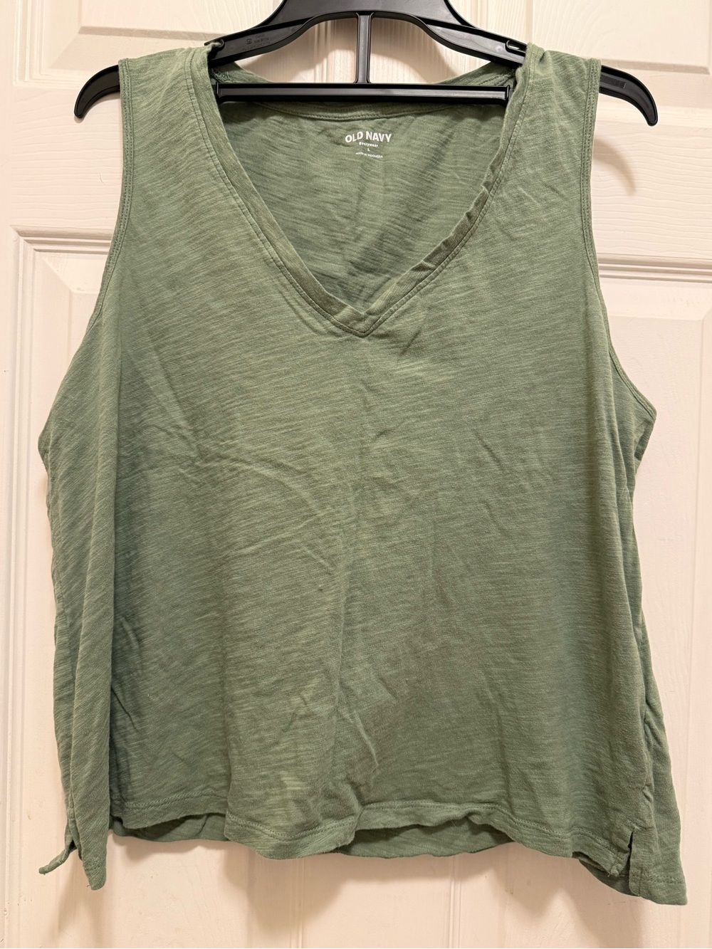 Old Navy Women's V-Neck Sleeveless Tank Top - Sage Green